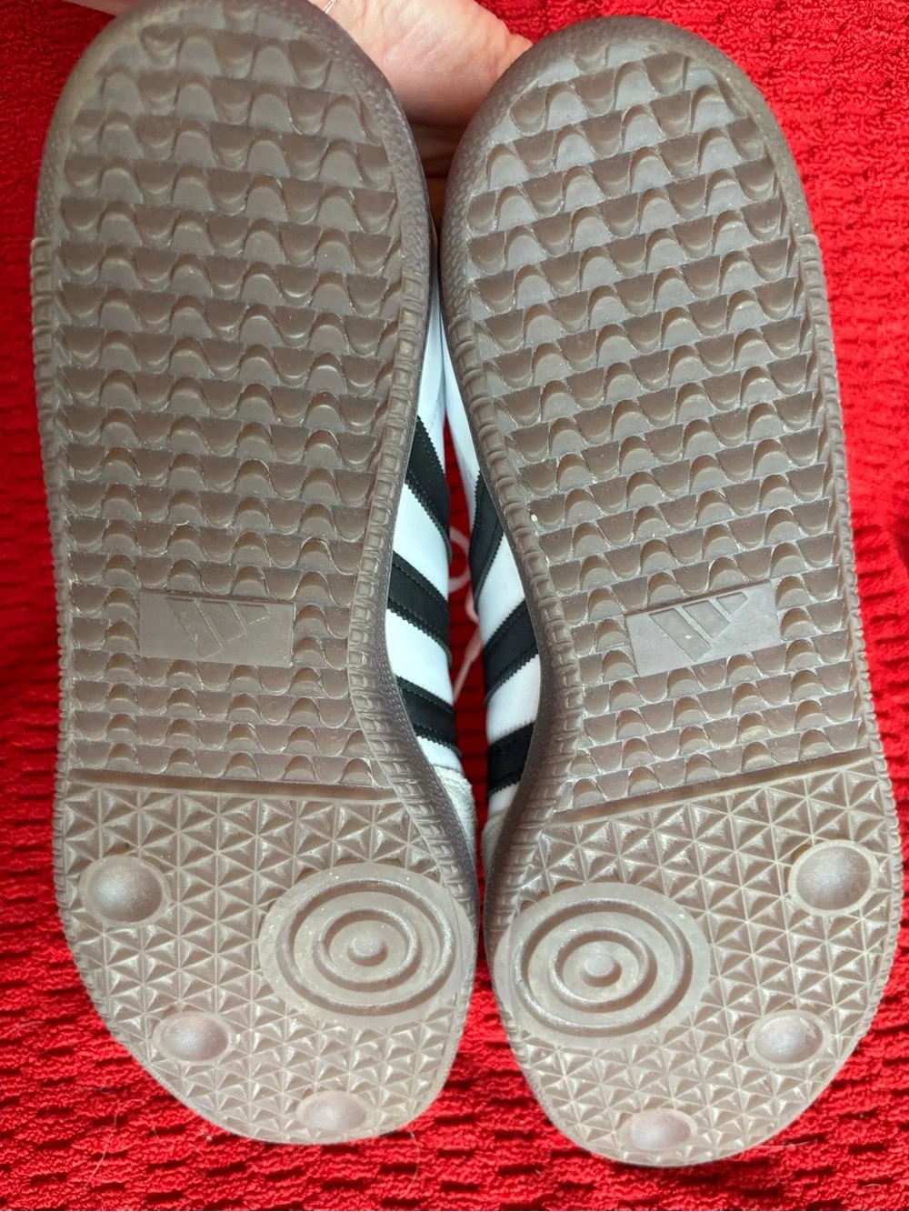 adidas Samba White with Black Stripes Men's Sneakers